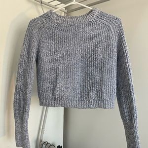 Fisherman crop sweater